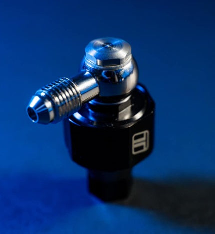 Ligne D'alimentation En Huile Turbo 4AN 90 Degrés En Acier Inoxydable Tressé Tube D'alimentation