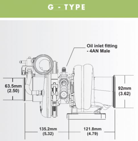 70mm EFR 7670 T4 .92 IWG Turbine Housing - Turbosource