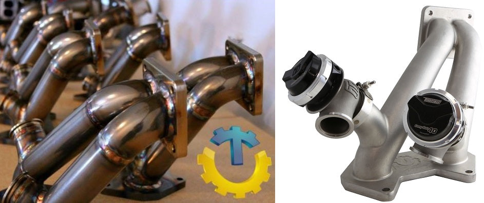 mild steel vs stainless steel weld comparison turbo manifold