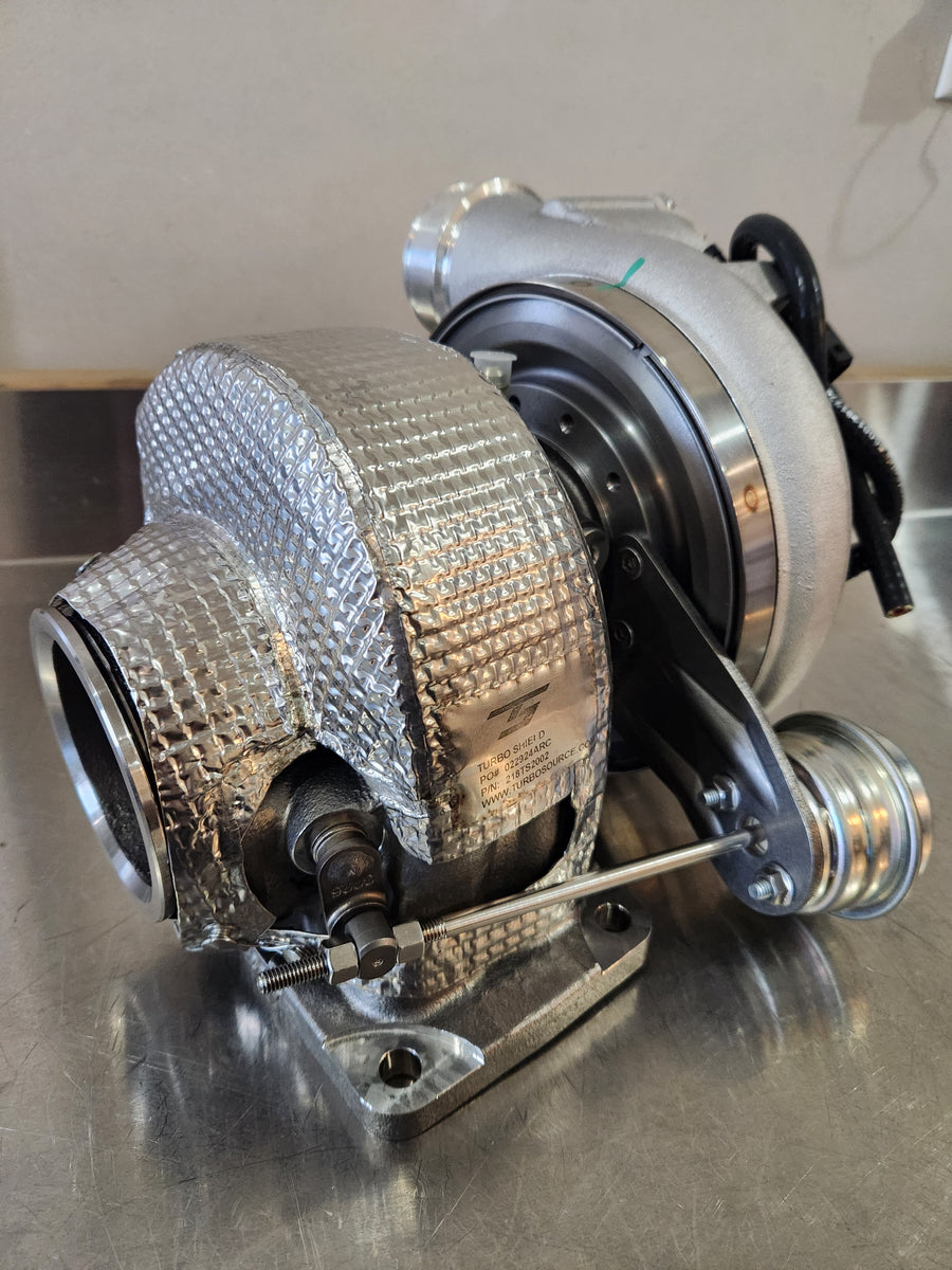 C-Type B2 Frame 0.92 A/R T4 Flange IWG Turbine Housing Shield & Turbosource EFR Housing