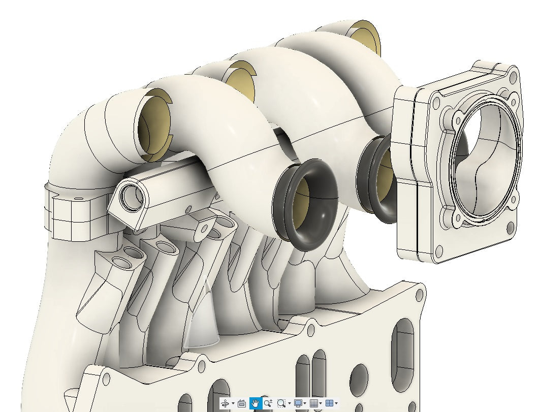 Turblown 20B 3 rotor upper intake manifold