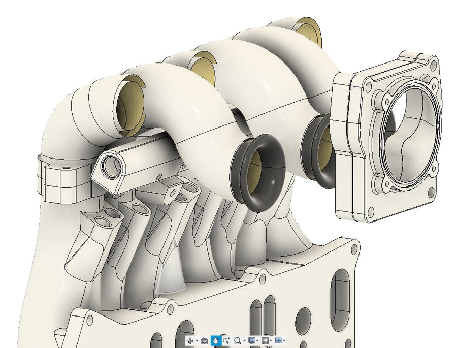 Turblown 20B 3 rotor upper intake manifold