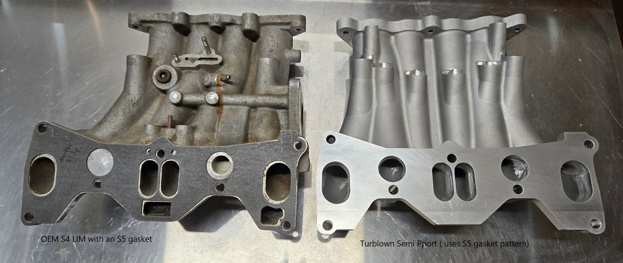 Turblown Cast Rotary FC3S Lower Intake Manifold