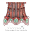 Turblown Cast Rotary FC3S Lower Intake Manifold