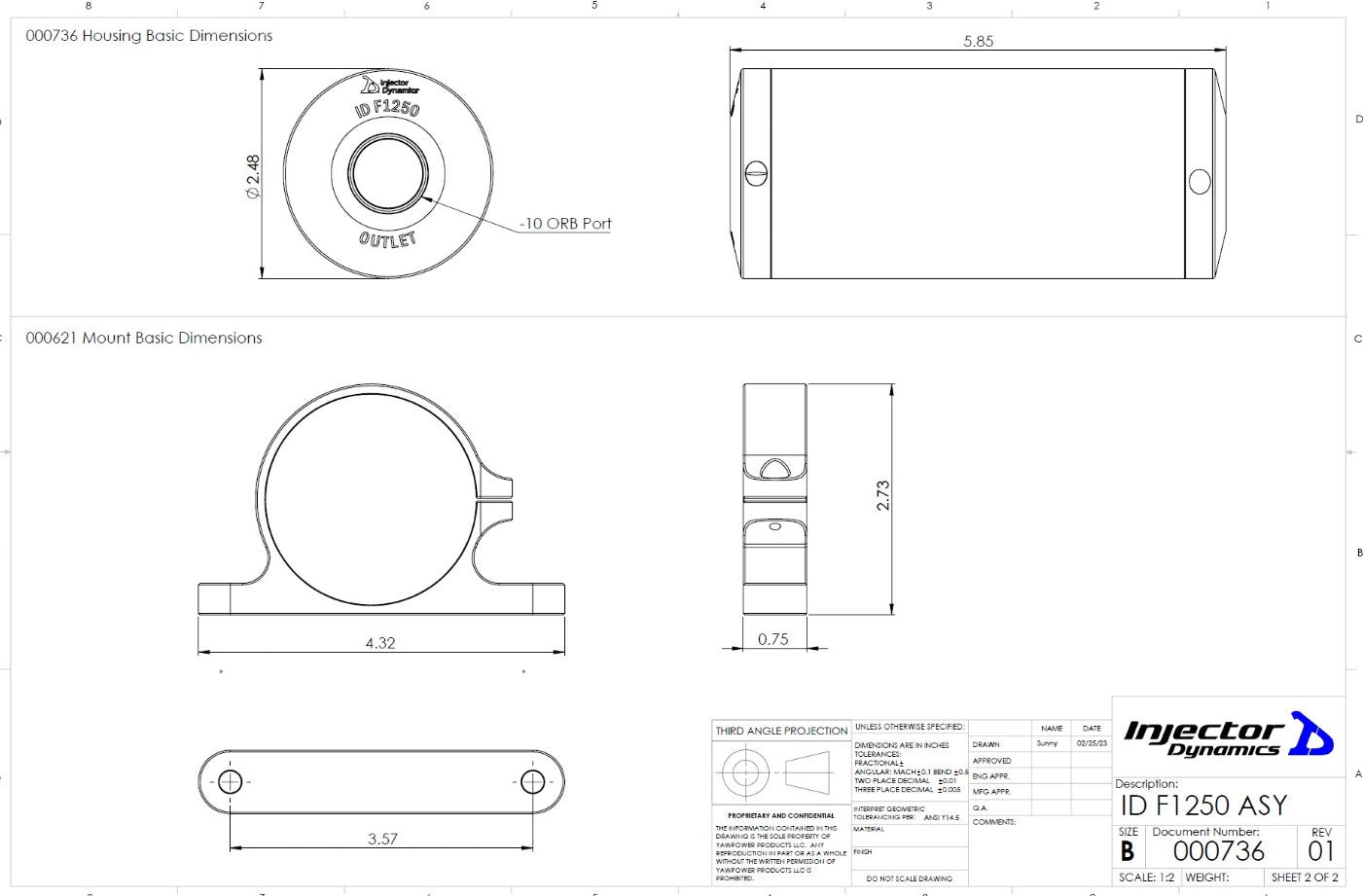 Injector Dynamics F1250 Fuel Filter