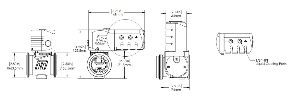 Electronic StraightGate40 ESG40 External Wastegate