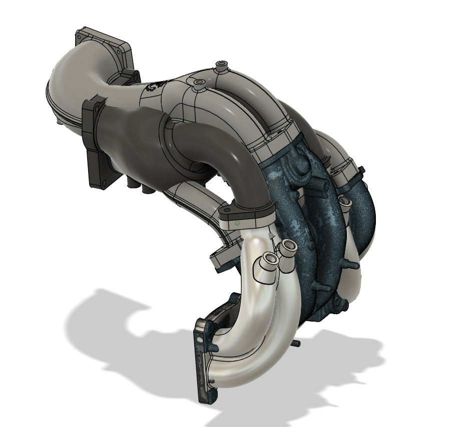 Turblown 6port Rx8 lower intake manifold ( PRE ORDER )