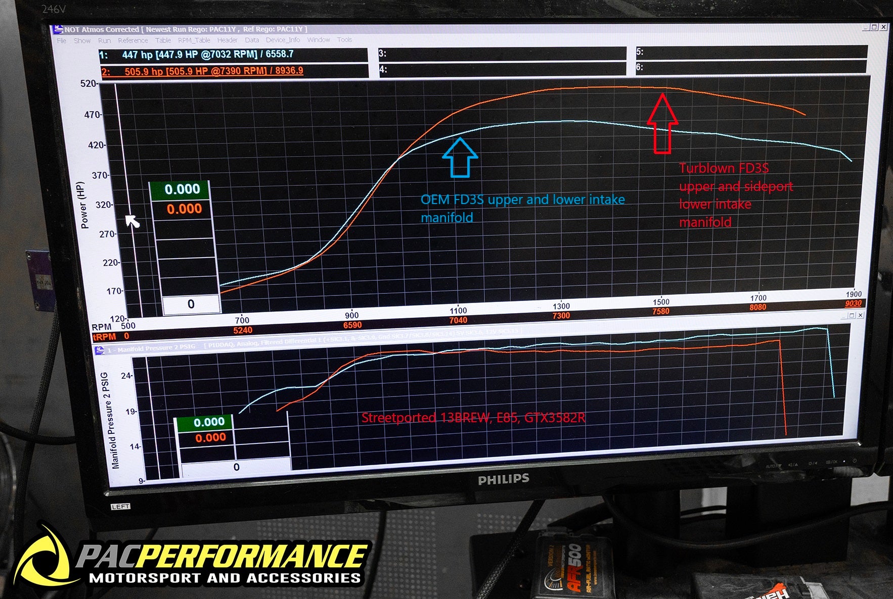 Turblown Cast Rotary Upper Intake Manifold