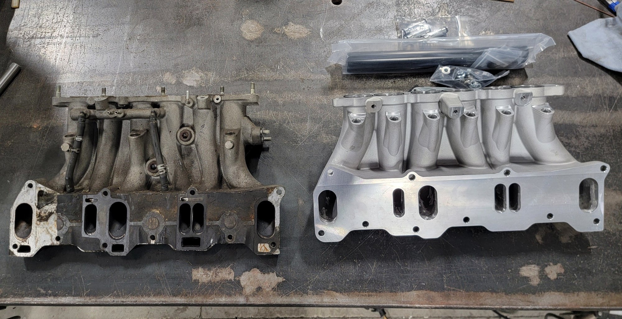 Turblown 20B 3 rotor lower intake manifold