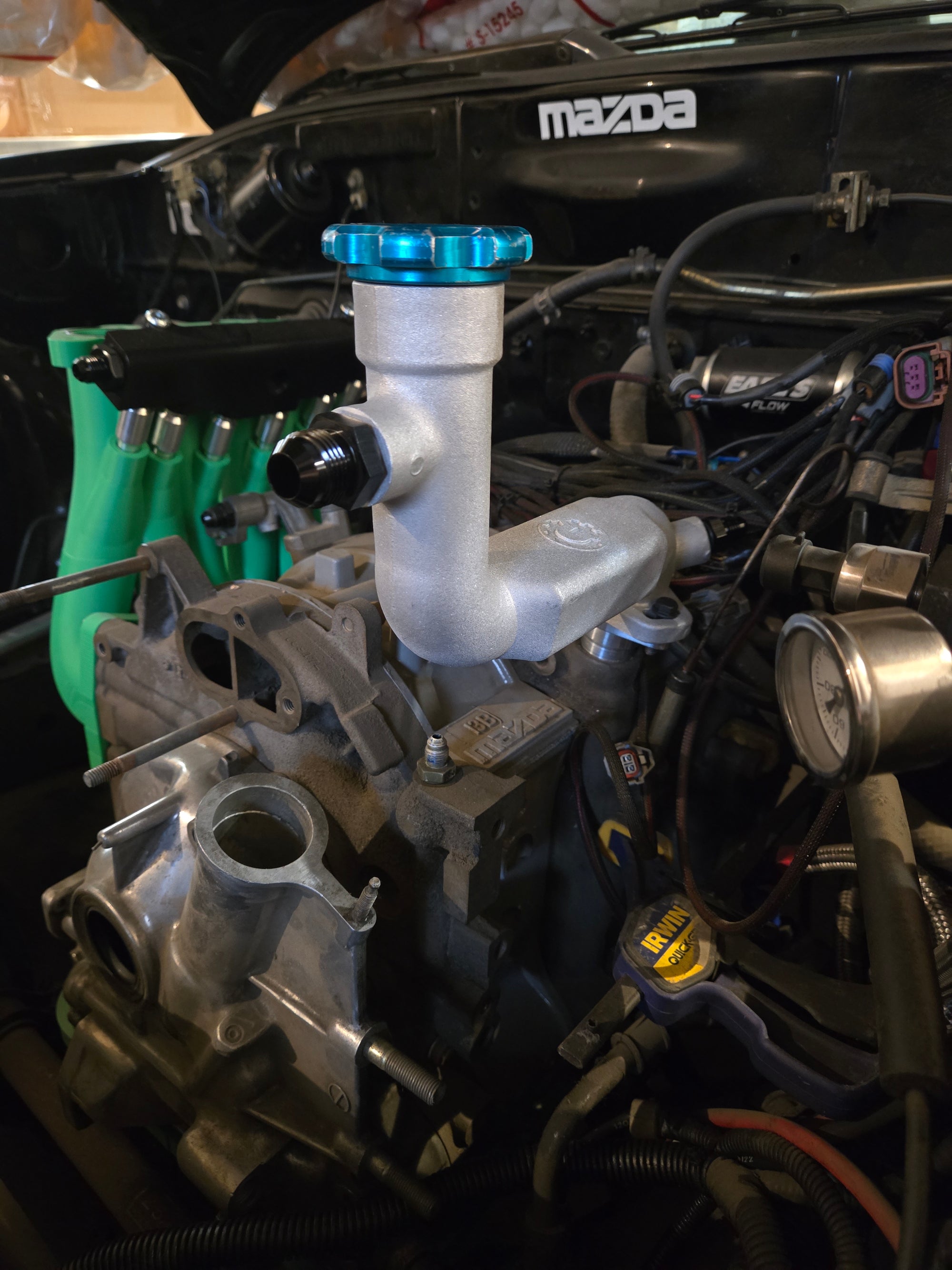 Turblown 13B press in lower oil filler base