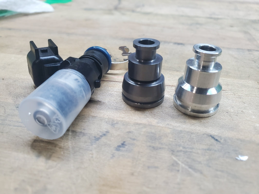 Grey 48mm top hat adapters