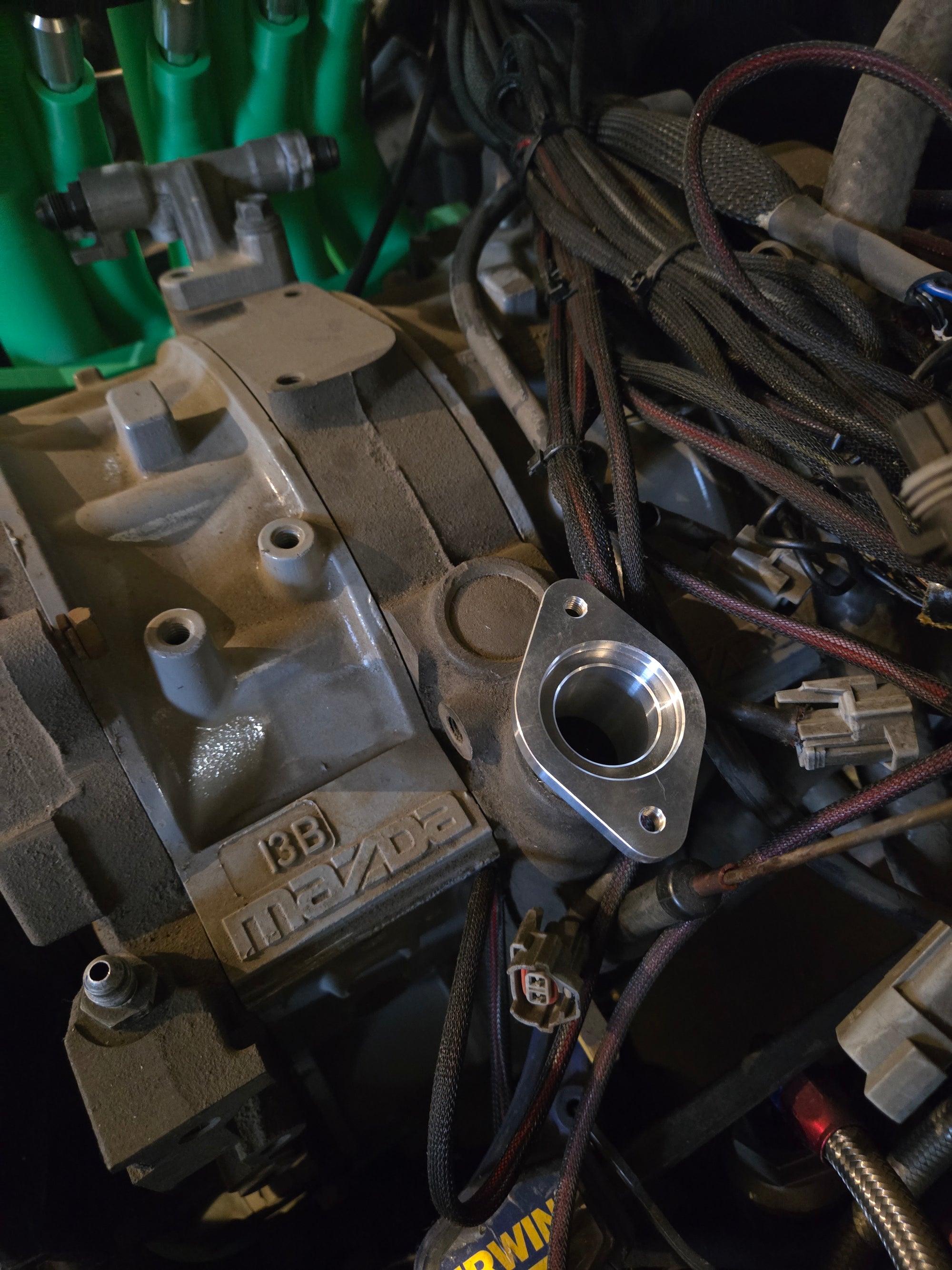 Turblown 13B press in lower oil filler base