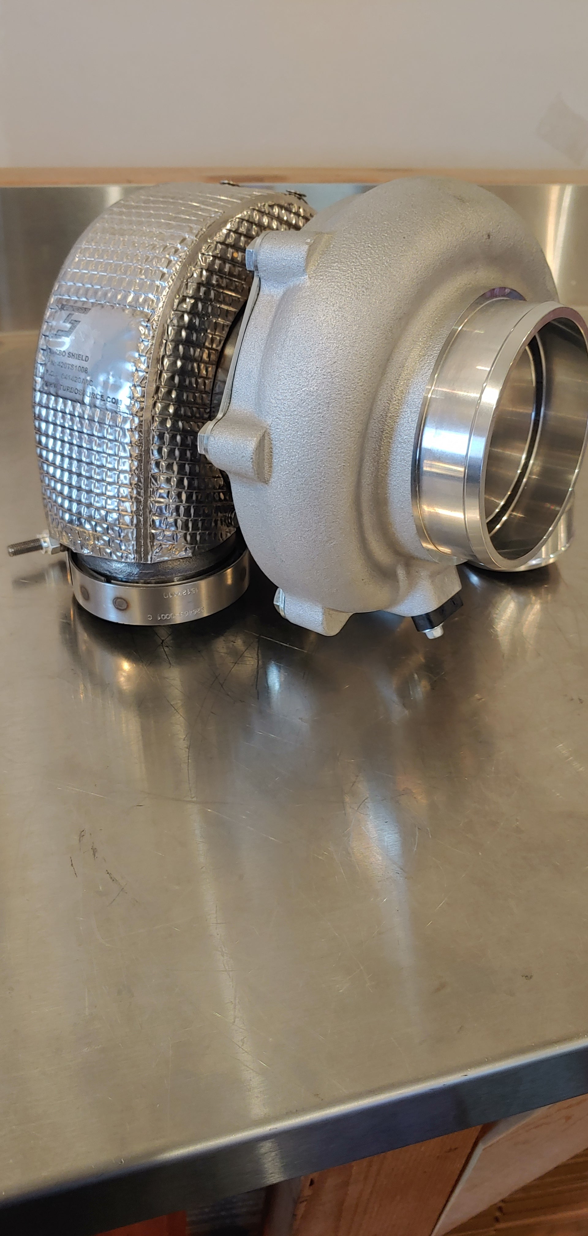 Garrett G30 & G35 Series 1.01 vband inlet inconel turbine housing shield