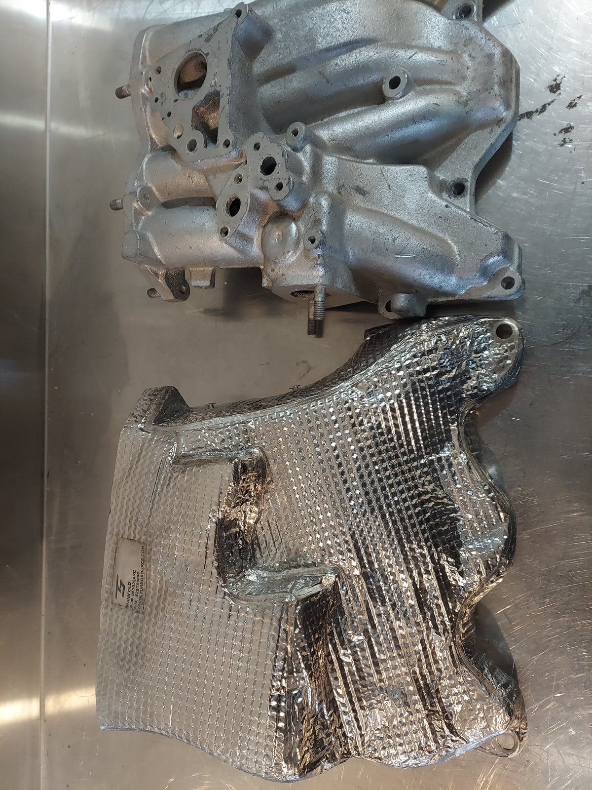 FC3S Turbo2 13BT Inconel Lower Intake Manifold Shield