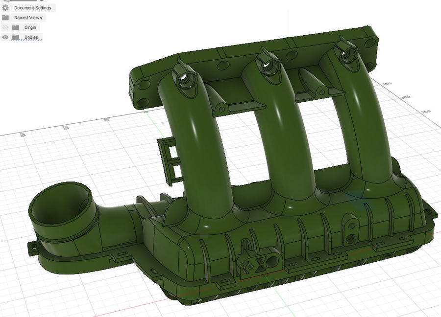 TurboSource Investment Cast 2017+ Can Am Maverick X3 Turbo Intake Manifold