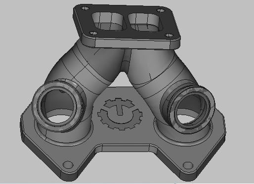 TURBLOWN TWINSCROLL FC3S TURBO MANIFOLD