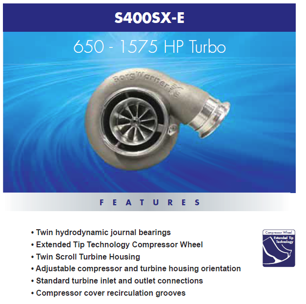 SX-E S400 500-1575 HP Turbo