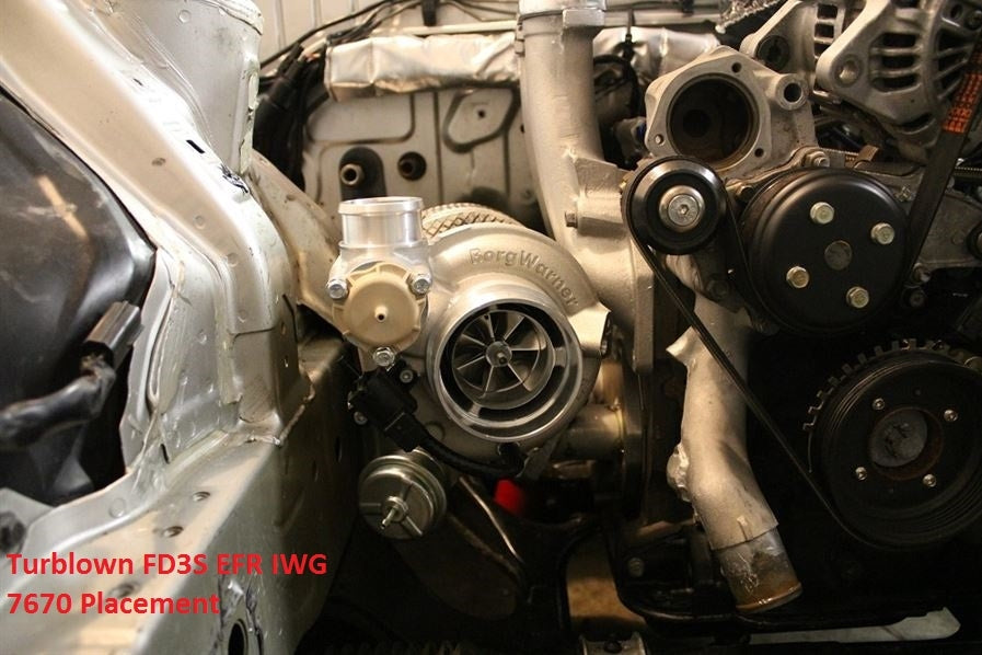 Turblown Engineering 13B Rotary Cast EFR IWG Turbo System