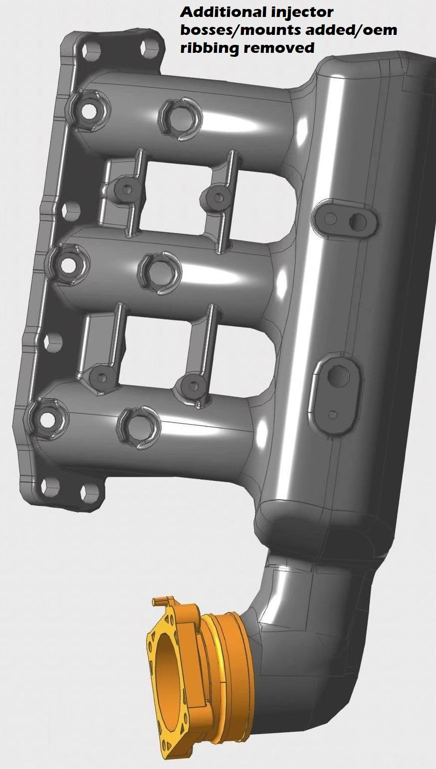 TurboSource Investment Cast 2017+ Can Am Maverick X3 Turbo Intake Manifold